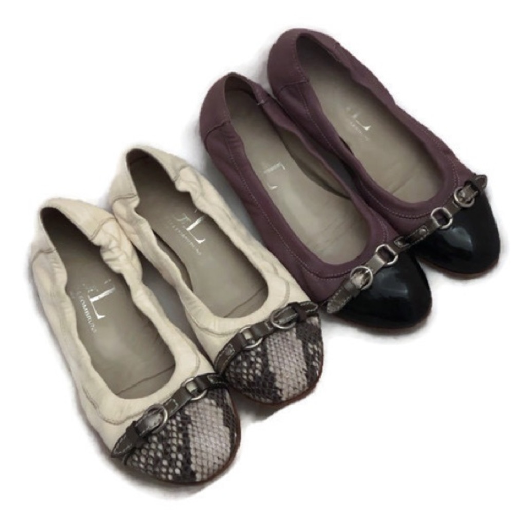 AGL BALLET FLATS‎ PURPLE SNAKESKIN